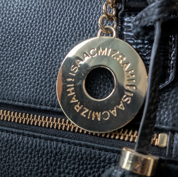 🎉HOST PICK🎉 Isaac Mirazhi Live Gold Hardware Leather Tote Bag with Tassel - Picture 5 of 5